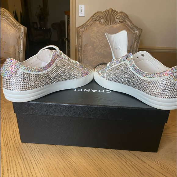 ❤️ AUTHENTIC CUSTOM CHANEL CHANEL SNEAKER - Picture 6 of 14